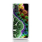 Digital Art Fractal Abstract Artwork 3d Floral Pattern Waves Vortex Sphere Nightmare Samsung Galaxy S20 6.2 Inch TPU UV Case Front