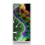 Digital Art Fractal Abstract Artwork 3d Floral Pattern Waves Vortex Sphere Nightmare Samsung Galaxy Note 20 TPU UV Case Front