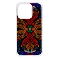 Fractal Floral Flora Ring Colorful Neon Art Iphone 14 Pro Tpu Uv Print Case by Cemarart