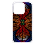 Fractal Floral Flora Ring Colorful Neon Art iPhone 14 Pro TPU UV Print Case Front