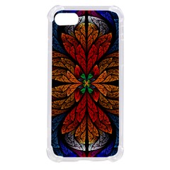 Fractal Floral Flora Ring Colorful Neon Art Iphone Se by Cemarart