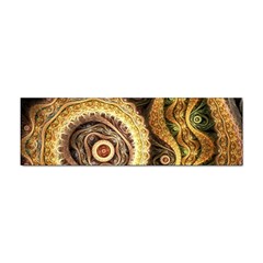 Fractal Floral Ornament Wave Vintage Retro Sticker Bumper (100 Pack) by Cemarart