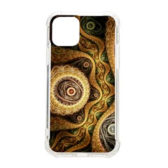 Fractal Floral Ornament Wave Vintage Retro Iphone 11 Pro 5 8 Inch Tpu Uv Print Case by Cemarart