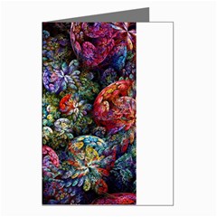 Floral Fractal 3d Art Pattern Greeting Cards (pkg Of 8) by Cemarart