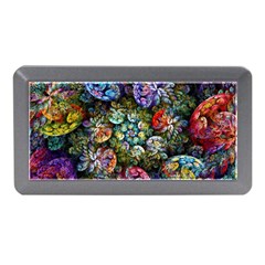 Floral Fractal 3d Art Pattern Memory Card Reader (mini) by Cemarart