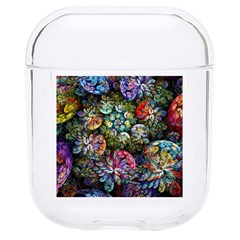 Floral Fractal 3d Art Pattern Hard Pc Airpods 1/2 Case by Cemarart