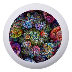 Floral Fractal 3d Art Pattern Dento Box With Mirror by Cemarart