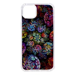 Floral Fractal 3d Art Pattern Iphone 14 Plus Tpu Uv Print Case by Cemarart