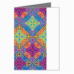 Colorful Flora Flora Kazakh Pattern Greeting Card