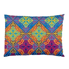 Colorful Flora Flora Kazakh Pattern Pillow Case