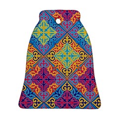 Colorful Flora Flora Kazakh Pattern Ornament (Bell)