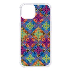 Colorful Flora Flora Kazakh Pattern iPhone 14 TPU UV Print Case