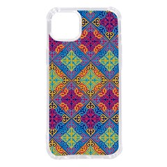 Colorful Flora Flora Kazakh Pattern iPhone 14 Plus TPU UV Print Case