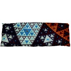 Fractal Triangle Geometric Abstract Pattern Body Pillow Case Dakimakura (two Sides) by Cemarart