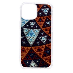 Fractal Triangle Geometric Abstract Pattern Iphone 13 Mini Tpu Uv Print Case