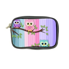 Owls Family Stripe Tree Coin Purse by Bedest