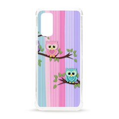 Owls Family Stripe Tree Samsung Galaxy S20 6 2 Inch Tpu Uv Case by Bedest