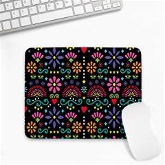 Mexican Folk Art Seamless Pattern Small Mousepad by Bedest