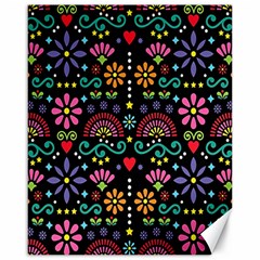 Mexican Folk Art Seamless Pattern Canvas 16  X 20  by Bedest