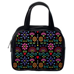 Mexican Folk Art Seamless Pattern Classic Handbag (one Side) by Bedest