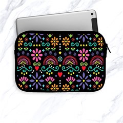 Mexican Folk Art Seamless Pattern Apple Ipad Mini Zipper Cases by Bedest