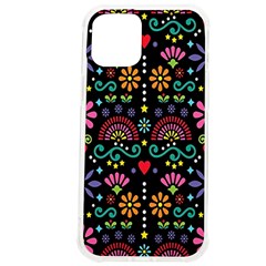 Mexican Folk Art Seamless Pattern Iphone 12 Pro Max Tpu Uv Print Case by Bedest