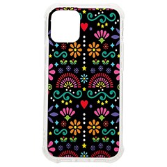 Mexican Folk Art Seamless Pattern Iphone 12 Mini Tpu Uv Print Case	