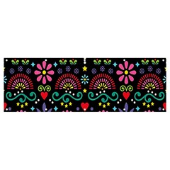 Mexican Folk Art Seamless Pattern Banner And Sign 12  X 4  by Bedest