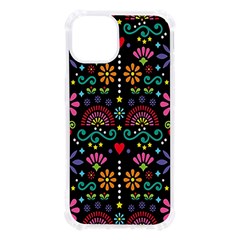 Mexican Folk Art Seamless Pattern Iphone 13 Tpu Uv Print Case by Bedest