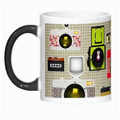 Retro Camera Pattern Graph Morph Mug by Bedest