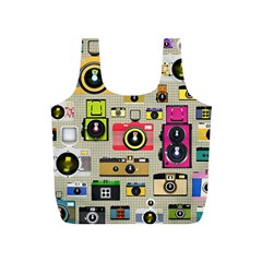 Retro Camera Pattern Graph Full Print Recycle Bag (s) by Bedest