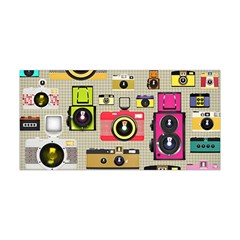 Retro Camera Pattern Graph Yoga Headband