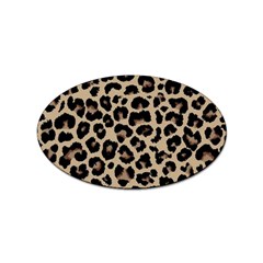 Leopard Animal Skin Patern Sticker (oval) by Bedest