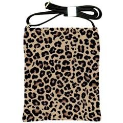 Leopard Animal Skin Patern Shoulder Sling Bag by Bedest