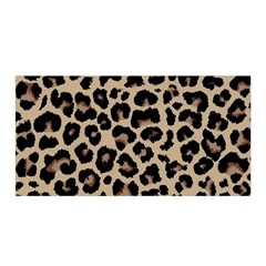 Leopard Animal Skin Patern Satin Wrap 35  X 70  by Bedest