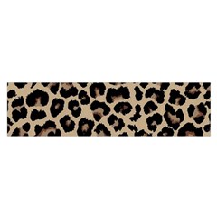 Leopard Animal Skin Patern Oblong Satin Scarf (16  X 60 ) by Bedest