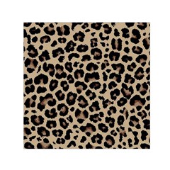 Leopard Animal Skin Patern Square Satin Scarf (30  X 30 ) by Bedest