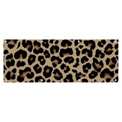 Leopard Animal Skin Patern Banner And Sign 8  X 3  by Bedest