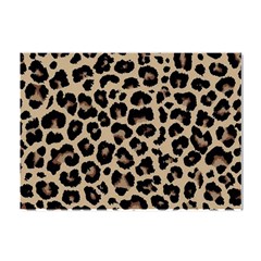 Leopard Animal Skin Patern Crystal Sticker (a4) by Bedest