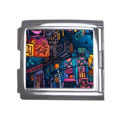 Wallet City Art Graffiti Mega Link Italian Charm (18mm) by Bedest