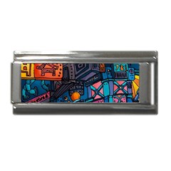 Wallet City Art Graffiti Superlink Italian Charm (9mm) by Bedest