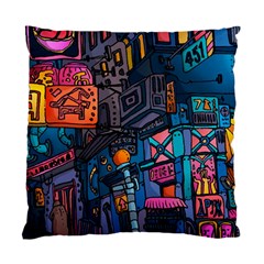 Wallet City Art Graffiti Standard Cushion Case (one Side) by Bedest