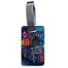 Wallet City Art Graffiti Luggage Tag (one Side) by Bedest