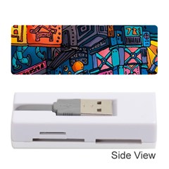 Wallet City Art Graffiti Memory Card Reader (stick) by Bedest