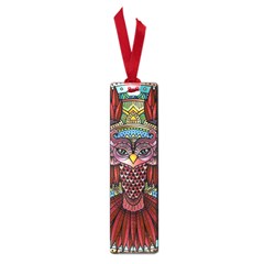 Colorful Owl Art Red Owl Small Book Marks by Bedest