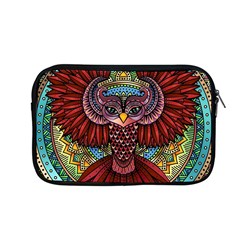 Colorful Owl Art Red Owl Apple Macbook Pro 13  Zipper Case by Bedest