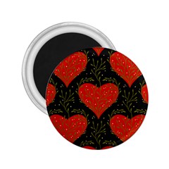 Love Hearts Pattern Style 2 25  Magnets by Grandong