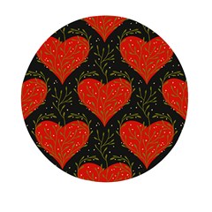 Love Hearts Pattern Style Mini Round Pill Box by Grandong