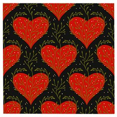 Love Hearts Pattern Style Wooden Puzzle Square by Grandong