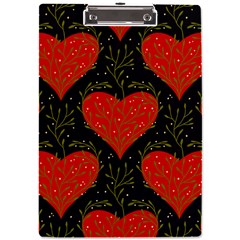 Love Hearts Pattern Style A4 Acrylic Clipboard by Grandong